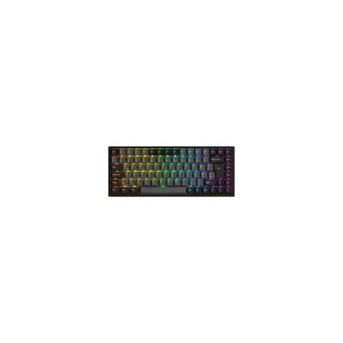 AKKO Black & Gold 3084B Plus Gaming Tastatur, RGB – Akko V3 Cream Yellow Pro Switches, ISO DE, schwarz & gold