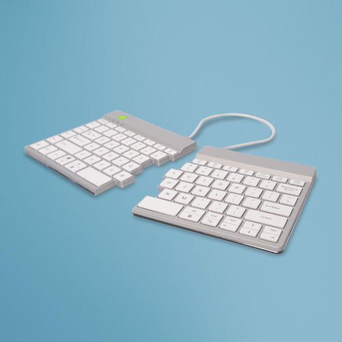 Klawiatura R-Go Tastatur Split Break US-Layout Bluetooth weiĂź