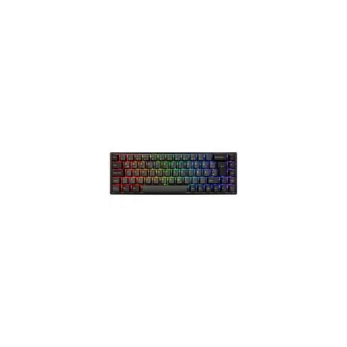 AKKO 3068B Plus Black&Gold Wireless Gaming Tastatur, mechanisch, RGB - V3 Cream Yellow, ISO (DE), schwarz