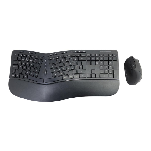 Conceptronic ORAZIO02PT klawiatura Dołączona myszka Biuro RF Wireless QWERTY Portugalski Czarny