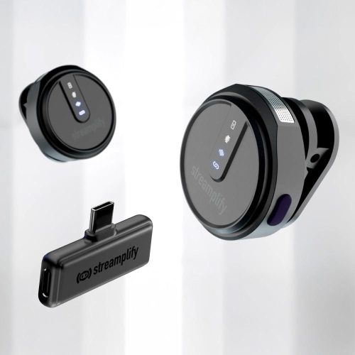 Streamplify MIC GO Czarny Mikrofon przypinany-23414772