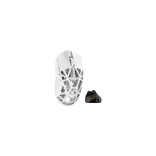 WLMOUSE Beast X Mini Pro Solid Sides Gaming Maus, Omron Optical Switches - weiß