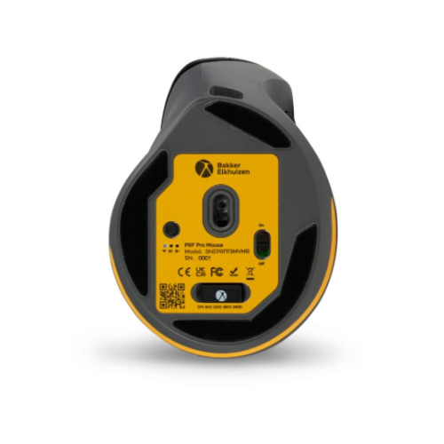 BakkerElkhuizen PRF Pro myszka Biuro Po prawej stronie RF Wireless + Bluetooth + USB Type-C Optyczny 2400 DPI-23415348