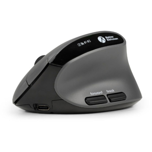 BakkerElkhuizen MidWay myszka Biuro Po prawej stronie RF Wireless + Bluetooth + USB Type-C Optyczny 2400 DPI-23415361