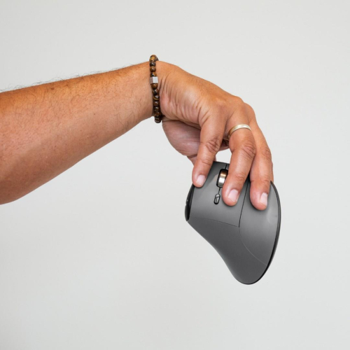 BakkerElkhuizen FastForward Pro mouse myszka Biuro Po prawej stronie RF Wireless + Bluetooth + USB Type-C Optyczny 5000 