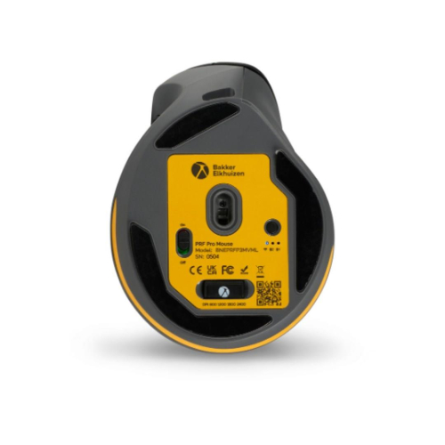 BakkerElkhuizen PRF Pro myszka Biuro Po lewej stronie RF Wireless + Bluetooth + USB Type-C Optyczny 2400 DPI-23415416