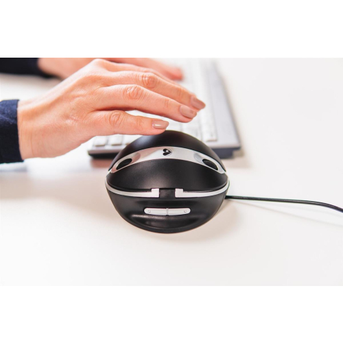 BakkerElkhuizen Oyster Mouse Wired myszka Biuro Oburęczny USB Typu-A Laser 1200 DPI-23415444