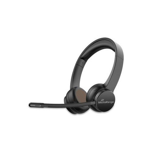 MediaRange MROS307 słuchawki/zestaw słuchawkowy Bezprzewodowy Opaska na głowę Połączenia/muzyka USB Type-C Bluetoo