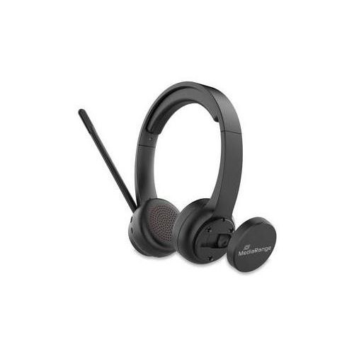 MediaRange MROS307 słuchawki/zestaw słuchawkowy Bezprzewodowy Opaska na głowę Połączenia/muzyka USB Type-C Bluetoo