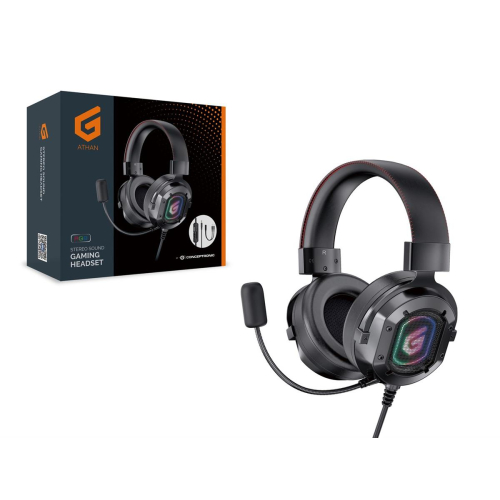 Conceptronic ATHAN03B słuchawki/zestaw słuchawkowy Przewodowa Opaska na głowę Gaming Czarny-23415833