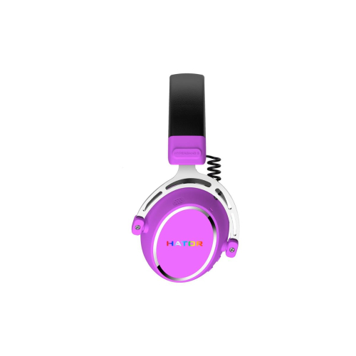 Słuchawki dla graczy Hator HYPERGANG 3 Wireless bezprzewodowe fioletowe-23415891