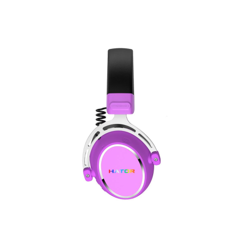 Słuchawki dla graczy Hator HYPERGANG 3 Wireless bezprzewodowe fioletowe-23415892