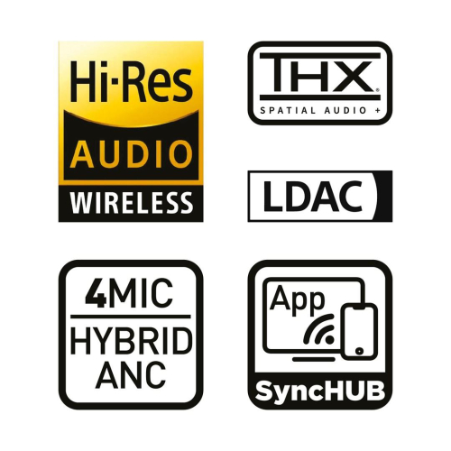 Słuchawki dla graczy Hator HYPERGANG 3 Wireless bezprzewodowe fioletowe-23415895