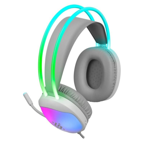 DEFENDER SŁUCHAWKI Z MIKROFONEM ECLIPSE RGB BIAŁE 62440-23416290