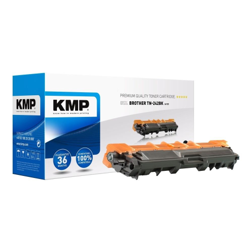 KMP Toner Brother TN-242BK/TN242BK black 2.500 S. B-T57 remanufactured