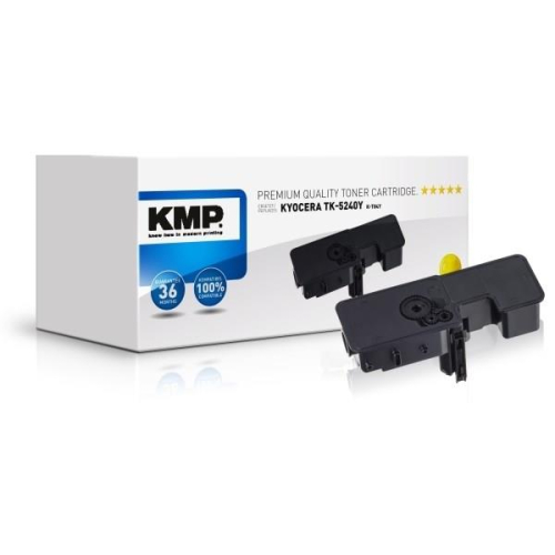 KMP Toner Kyocera TK-5240Y/TK5240Y yellow 3000 S. K-T84Y remanufactured