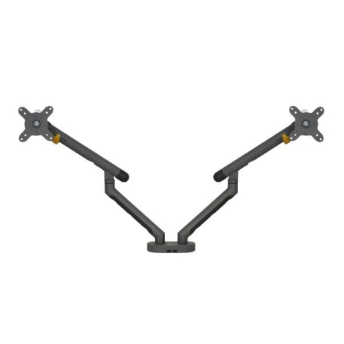 BakkerElkhuizen Bakker Elkhuizen Flexible Dual - Zestaw montażowy - Regulowane podwójne ramię - Do 2 monitorów - Aluminium, stal, tworzywo ABS, guma t