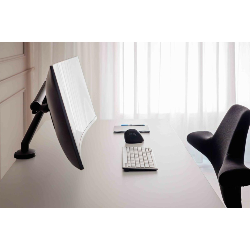 Uchwyt do monitora BakkerElkhuizen BE Flexible Pojedyncze czarne detaliczne-23433171