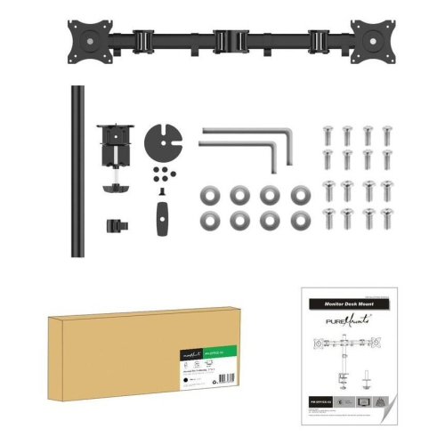 PureMounts PM-OFFICE-02 uchwyt / stojak do monitorów 68,6 cm (27
