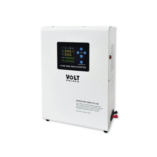Przetwornica VOLT POLSKA SINUSPRO 2600 E PLUS 24/230V (1800/2600W) [AGM, GEL, LiFePO4]