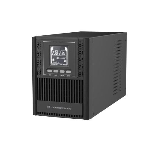 Zasilacz UPS CONCEPTRONIC 1000VA/ 900W/3xSchuko/USB/+ Online Tower bk