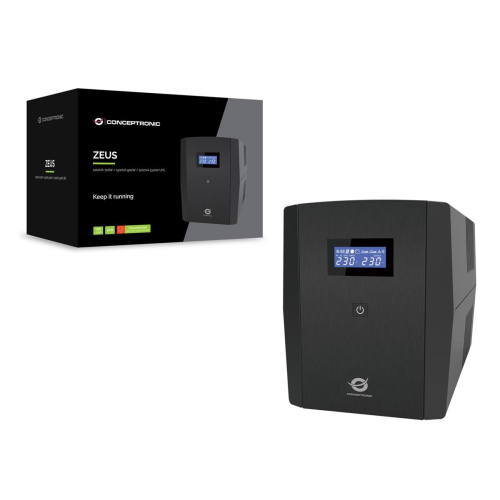 Zasilacz awaryjny UPS Conceptronic 2200 VA/1320 W/4 W/Wielka Brytania/HID USB/RJ45in/wyjście/AVR sw-23436422