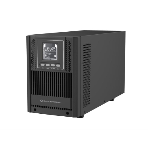 Zasilacz UPS Conceptronic Zeus 2000 VA 1800 W Online, port IEC epo
