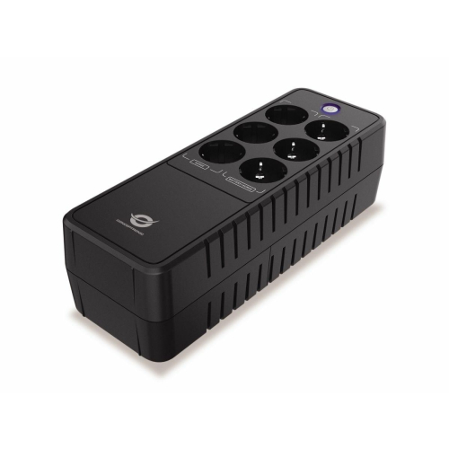 Zasilacz UPS Conceptronic 850VA/490W/6xSchuko/RJ45 in/Out Office black
