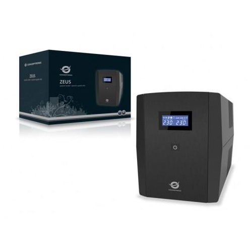Zasilacz UPS CONCEPTRONIC ZEUS USV 1200VA 720W 6xIEC Socket HID,LAN,USB-23436509