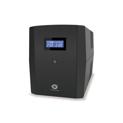 Zasilacz awaryjny UPS Conceptronic 1200VA/720W/4xUK/HID USB/RJ45in/Out/AVR sw