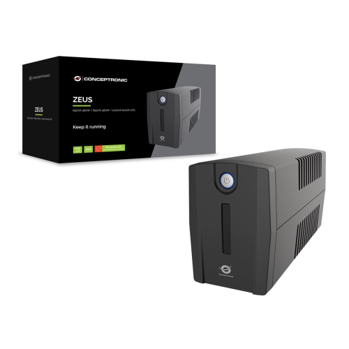 Zasilacz awaryjny UPS Conceptronic 850 VA/480 W/2xUK/HID USB/RJ45in/Out/AVR sw-23436741