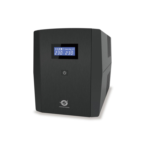 Conceptronic ZEUS 1200VA 720W UPS - IEC + schuko socket - Line-Interactive - 1200 VA - 720 W - 220 V - 240 V - 220 V