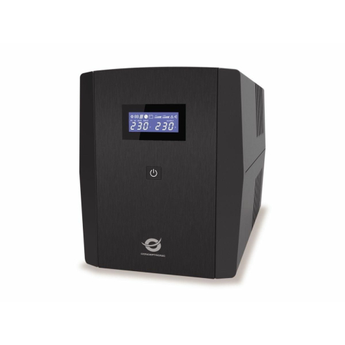 Zasilacz awaryjny UPS Conceptronic 1500VA/900W/2xSchuko/3xIEC/USB/RJ45/AVR bk