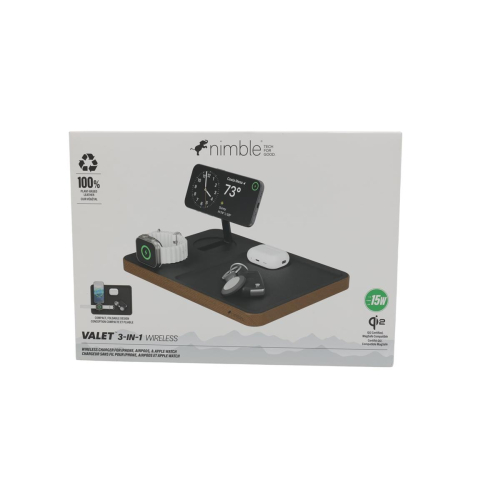 Nimble Valet 3-in-1 Wireless Charger NB-WP-3N1VLT-12749A