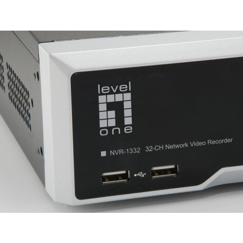 LevelOne NVR-1332 Sieciowy Rejestrator Wideo (NVR) Czarny, Srebrny-23451305
