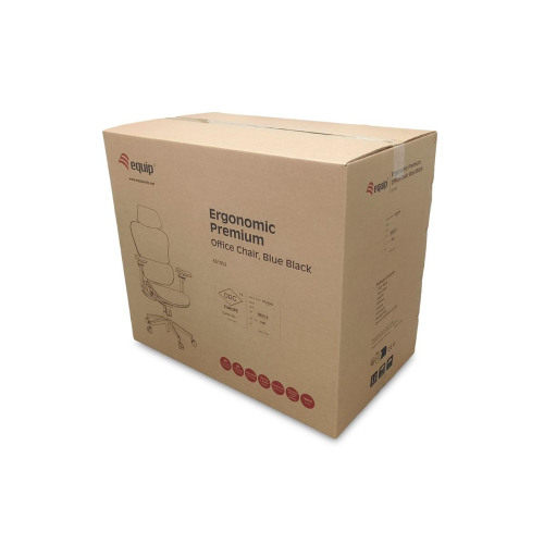 Equip Ergonomischer BĂĽrostuhl+Kopf/ArmstĂĽtzen+SFS schwarz lite Retail-23453222