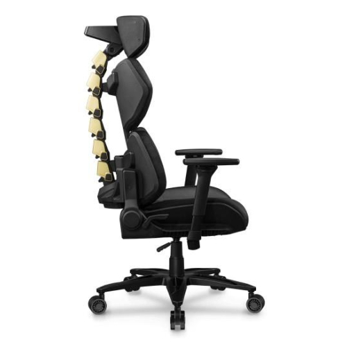 COUGAR Terminator Elite Gold Fotel dla gracza Obite siedzisko Czarny, Złoto-23453264