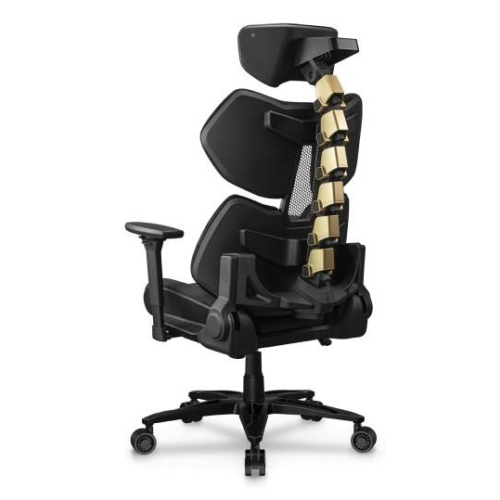 COUGAR Terminator Elite Gold Fotel dla gracza Obite siedzisko Czarny, Złoto-23453267