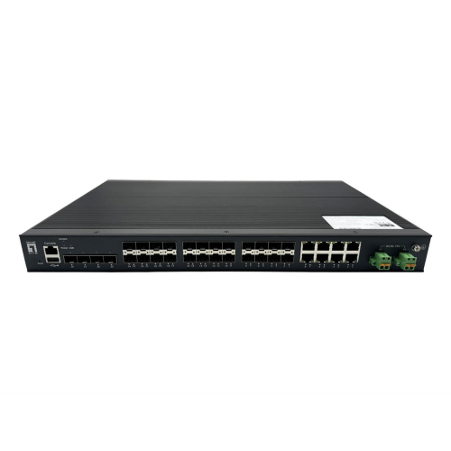 LevelOne IGU-2872 przełącznik sieciowy Zarządzany L2+ Czarny