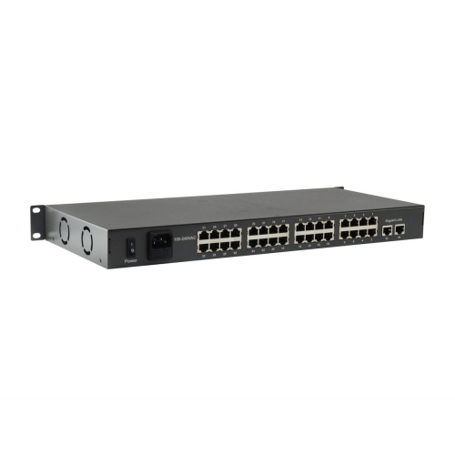 LevelOne FGP-3400W380 przełącznik sieciowy Nie zarządzany Fast Ethernet (10/100) Obsługa PoE Czarny-23458464