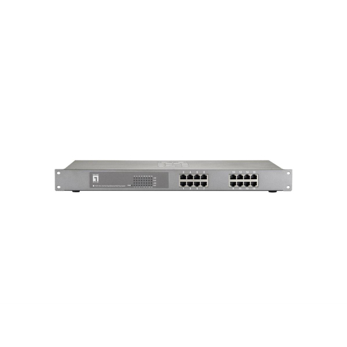 LevelOne FEP-1612 przełącznik sieciowy Nie zarządzany Fast Ethernet (10/100) Obsługa PoE Szary-23458471