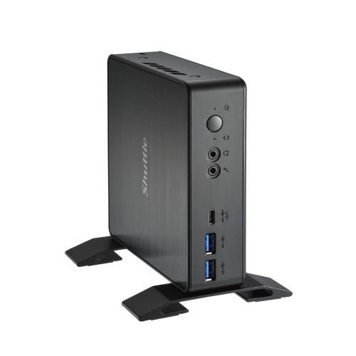 Shuttle NC40U7 komputer typu barebone 0.84L sized PC Czarny i7-1255U Intel SoC-23459501