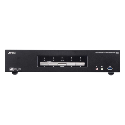 ATEN Przełącznik KVM Switch 4P USB3.0 4K DP Triple View KVMP S-23460773