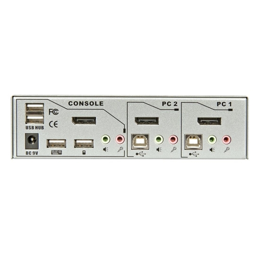 Lindy 39304 przełącznik KVM Srebrny-23460801