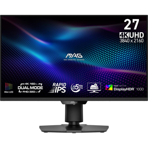 MSI MAG 274UPDFDE E16M monitor komputerowy 68,6 cm (27") 3840 x 2160 px 4K Ultra HD LED Czarny