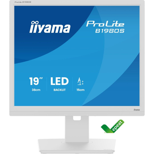 iiyama ProLite B1980S-W1 monitor komputerowy 48,3 cm (19