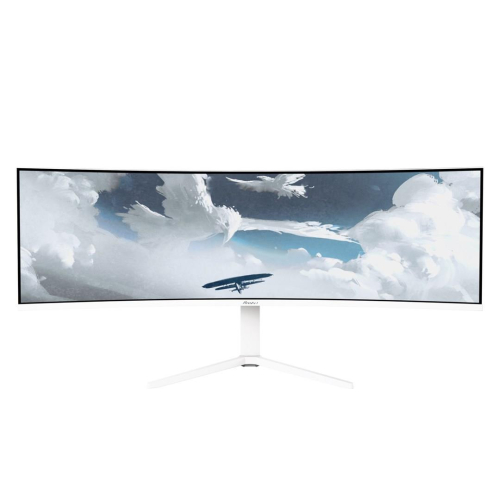 Arozzi Nova 49” Curved monitor komputerowy 124,5 cm (49") 5120 x 1440 px Dual QHD LED Biały