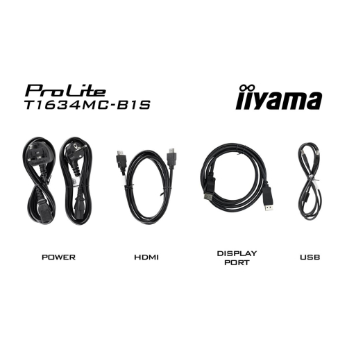 iiyama ProLite T1634MC-B1S monitor komputerowy 39,6 cm (15.6