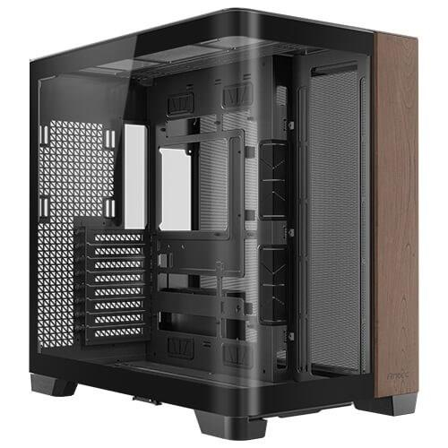 Antec C8 Curve Wood Full Tower Czarny, Przezroczysty, Drewno-23470526