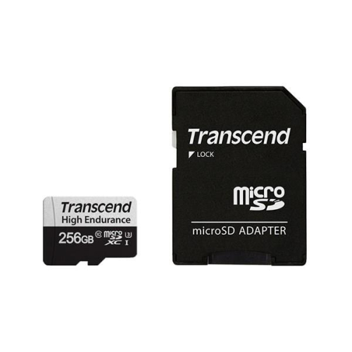 SD microSD Card 256GB Transcend SDXC USD350V w/adapter-23474255